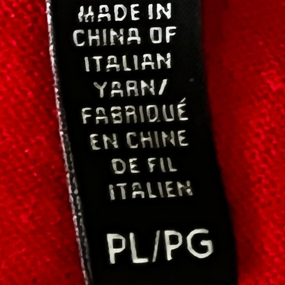 Like new EILEEN FISHER Lightweight Bright Red Merino Wool V-Neck Sweater… - Picture 6 of 12